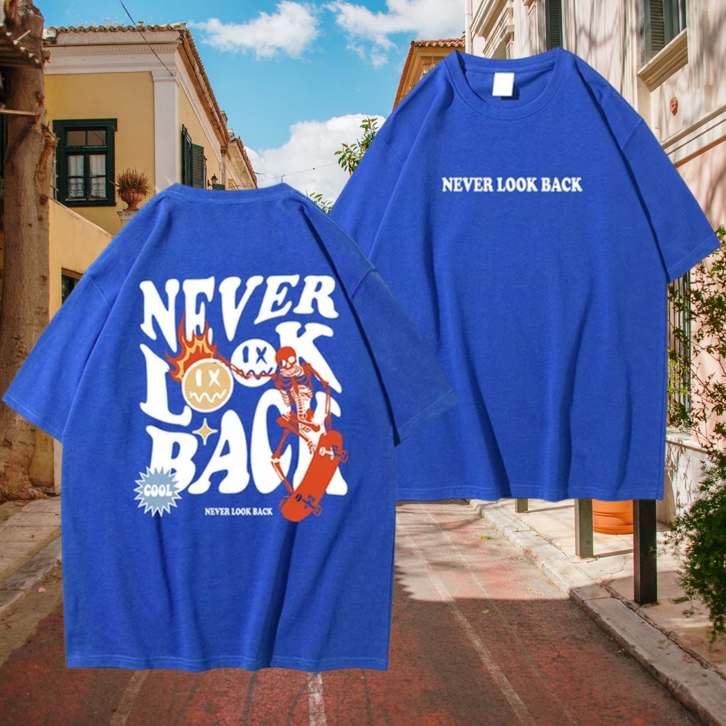 Camiseta Never Look Back